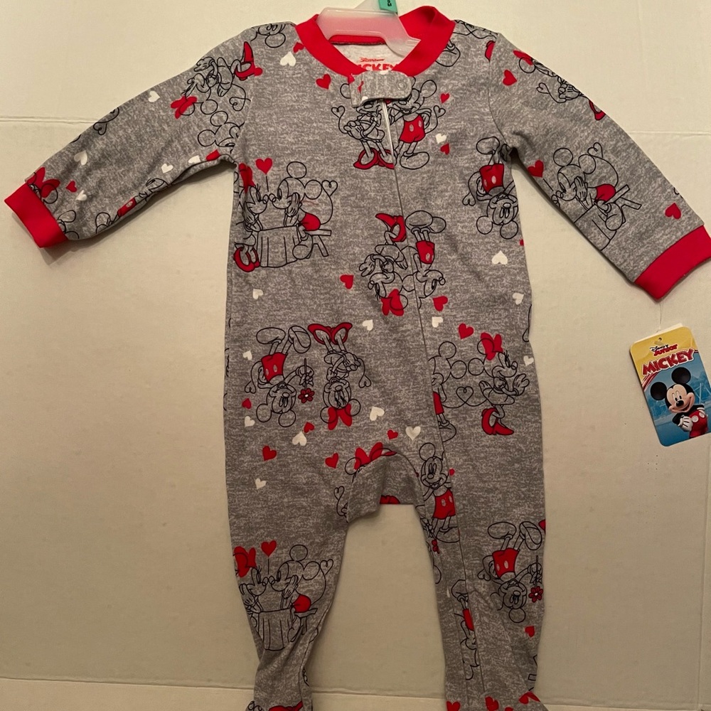 Disney Junior Baby Minnie & Mickey PJs Size 0-3Months & 6/9 months